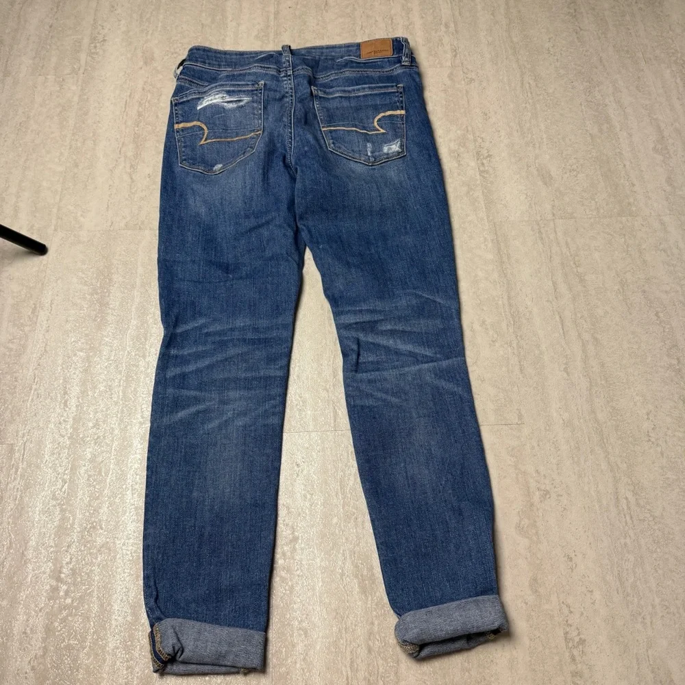 American Eagle jeans hi rise jegging distressed size 6 - Picture 8 of 10